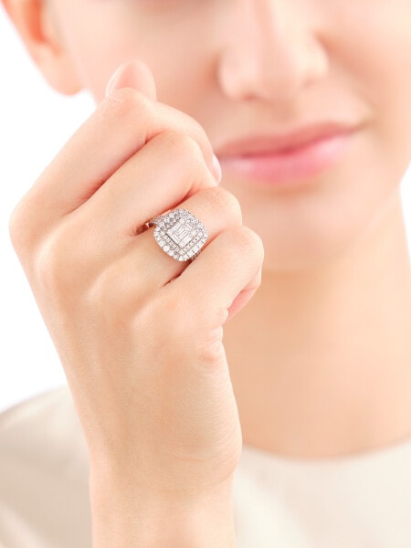 Zlatý prsten s diamanty 1,00 ct - ryzost 585