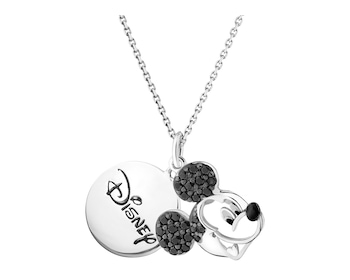 Silver pendant with spinel and enamel - Mickey Mouse, Disney 100 Limited Edition