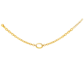 Gold bracelet, anchor chain