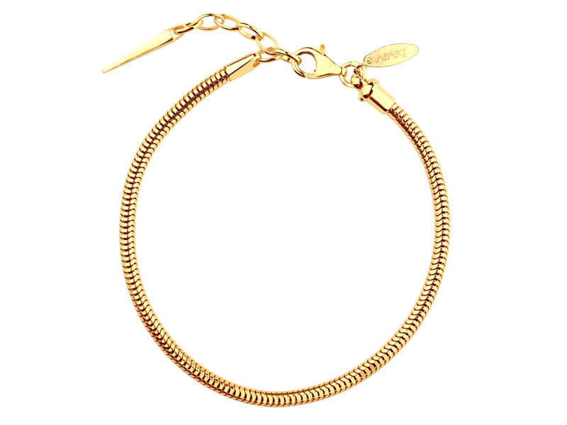 Gold bead bracelet