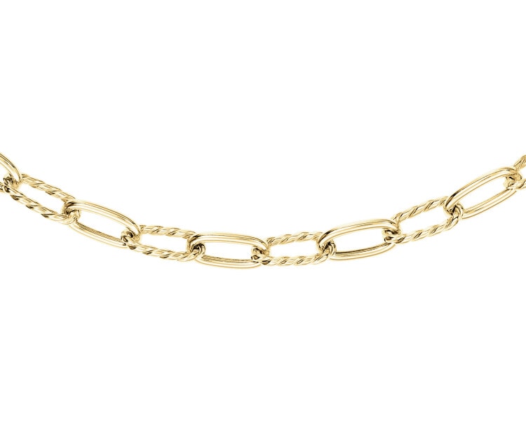 Gold bracelet - paper clip