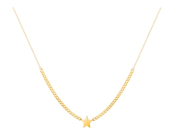 Gold necklace - star