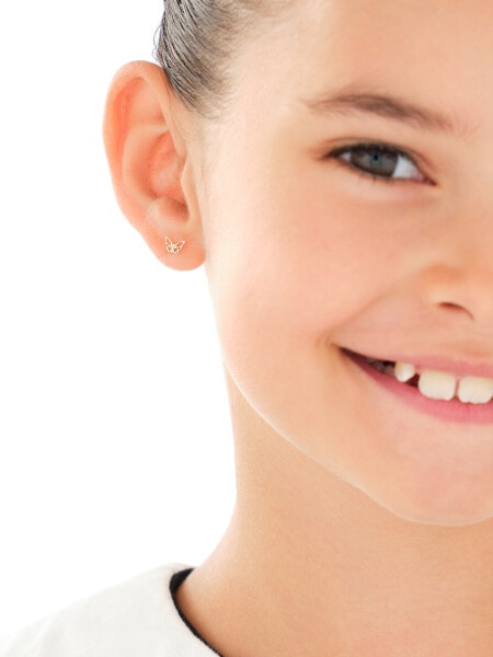 14 K Yellow Gold Earrings