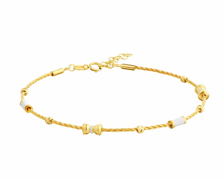 9 K Yellow Gold Rigid Bracelet 
