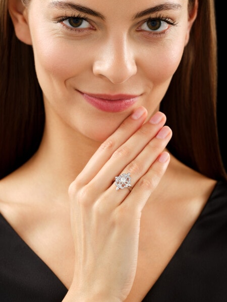 Prsten z bílého zlata s brilianty - 0,30 ct - ryzost 585