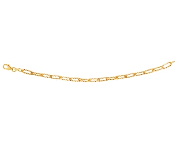 Złota bransoletka, paper clip