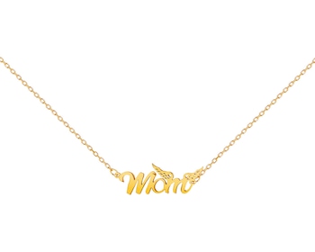 8 K Yellow Gold Necklace 