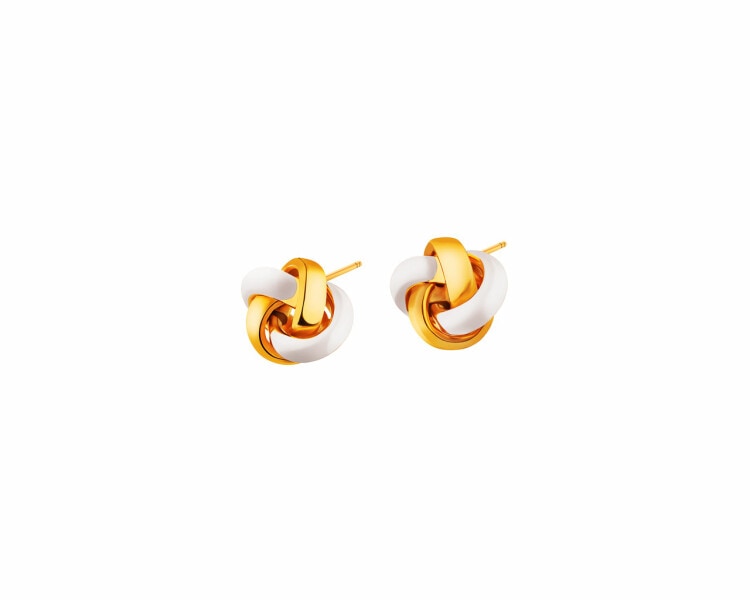 14 K Yellow Gold Earrings 