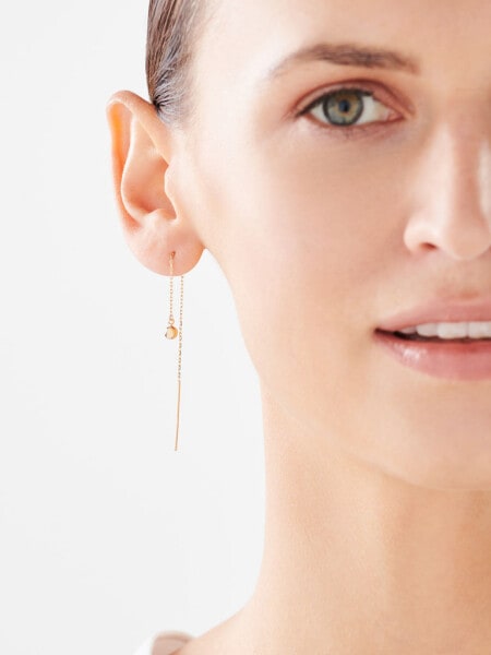 Złote kolczyki - kulki