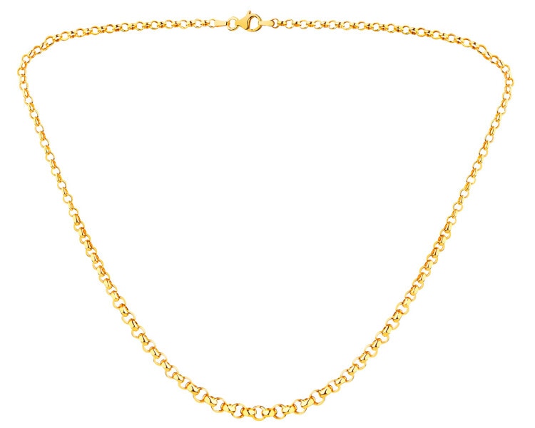 Gold necklace - rolo
