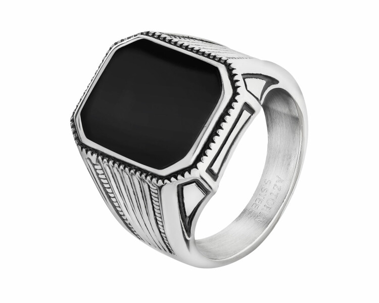 Stainless Steel Signet Ring 