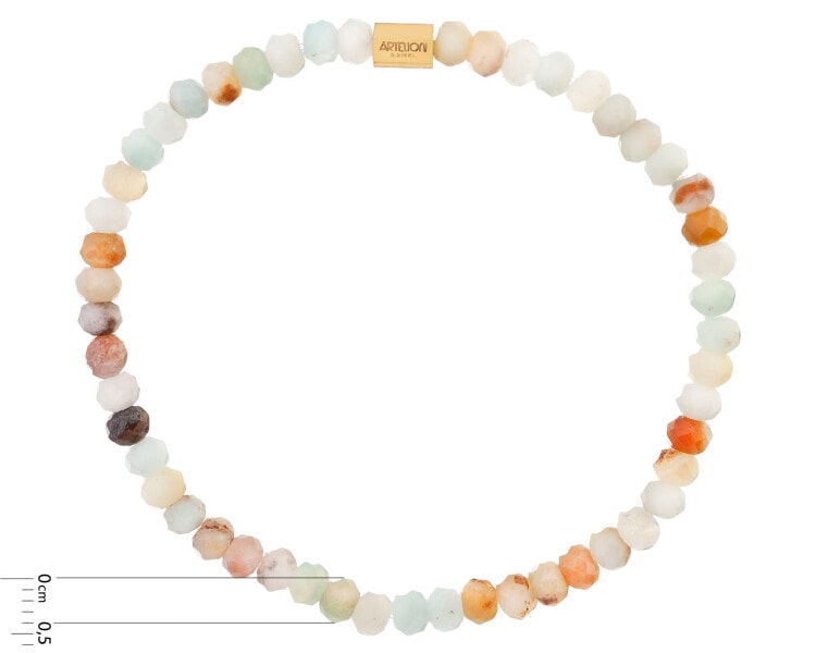 Stainless Steel Bracelet with Amazonite