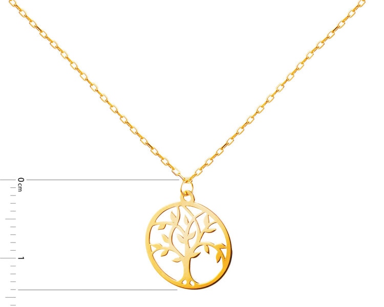 9 K Yellow Gold Necklace