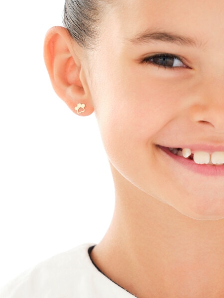 9 K Yellow Gold Earrings