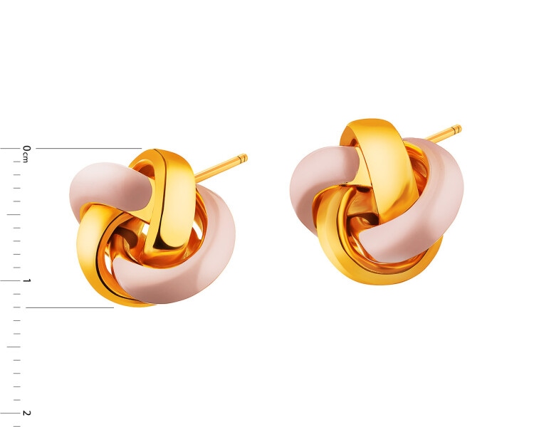 9 K Yellow Gold Earrings