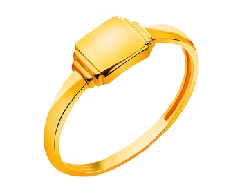 14 K Yellow Gold Signet Ring 