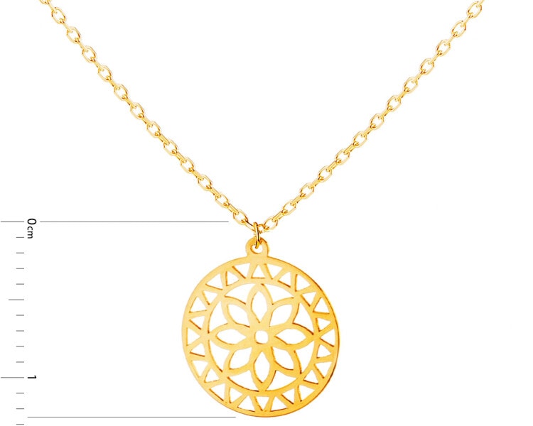 8 K Yellow Gold Necklace 