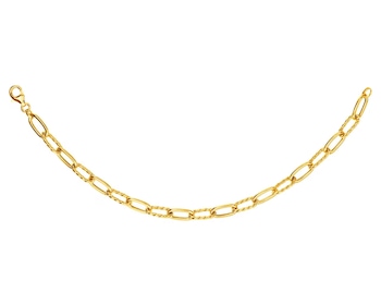Gold bracelet - paper clip