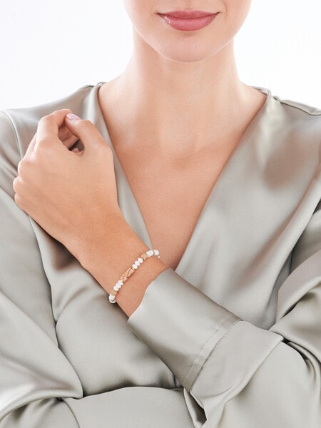 Stainless Steel Bracelet with Gemstone