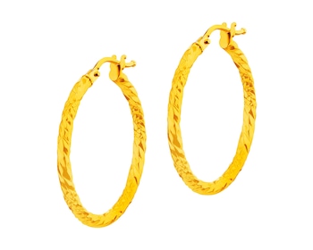 14 K Yellow Gold Hoop Earring