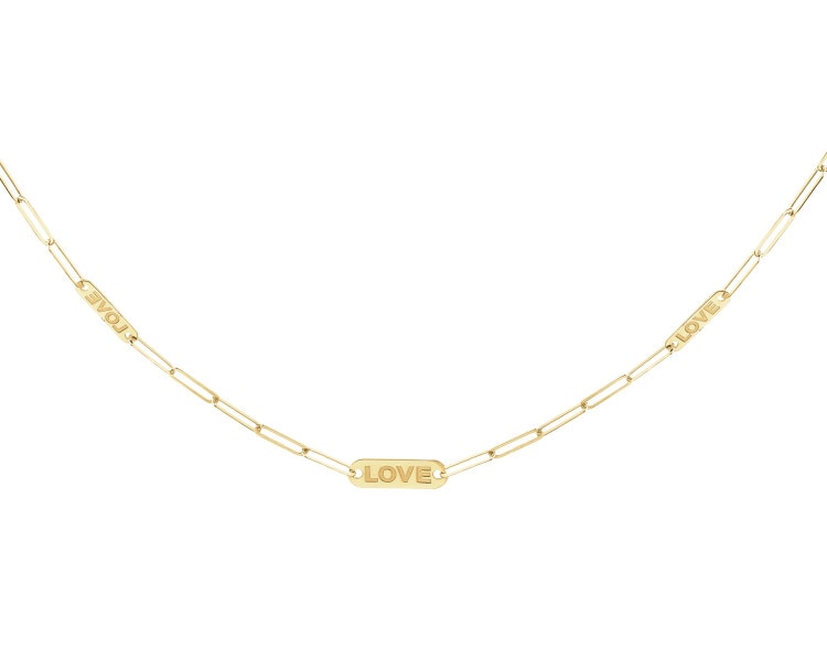 9 K Yellow Gold Necklace