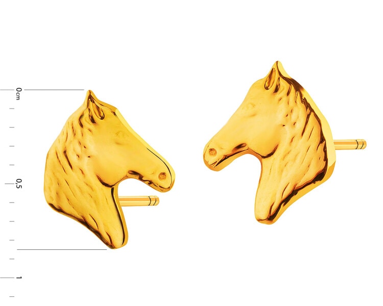 Zlaté náušnice - koně