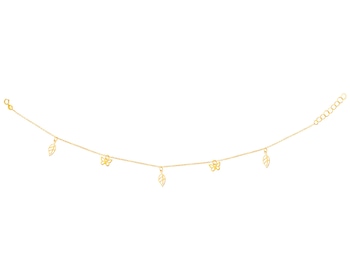 9 K Yellow Gold Anklet