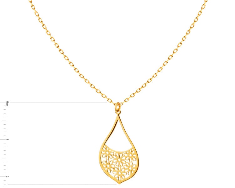 Zlatý náhrdelník, anker - květy