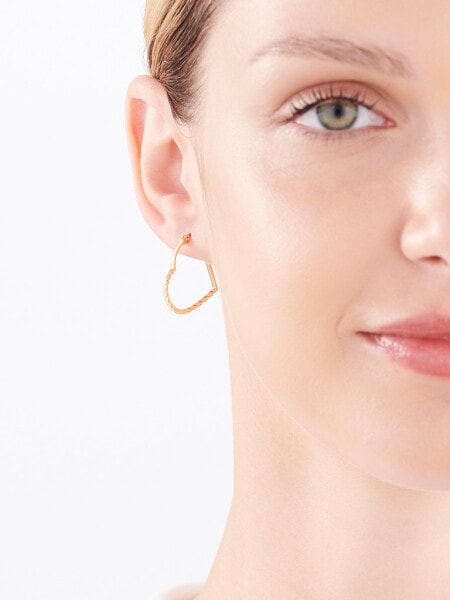 8 K Yellow Gold Earrings