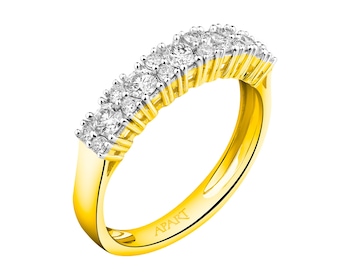 Zlatý prsten s brilianty 0,50 ct - ryzost 585