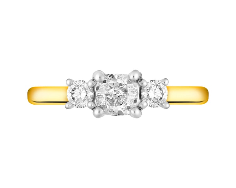 585  Ring 0,70 ct - fineness 585