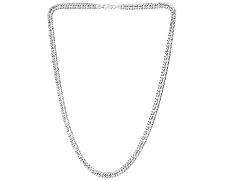 Rhodium Plated Silver Neck Chain