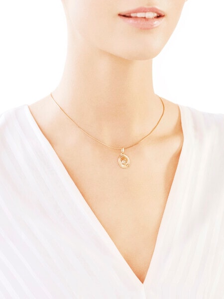 Złota zawieszka - medalik Matka Boska