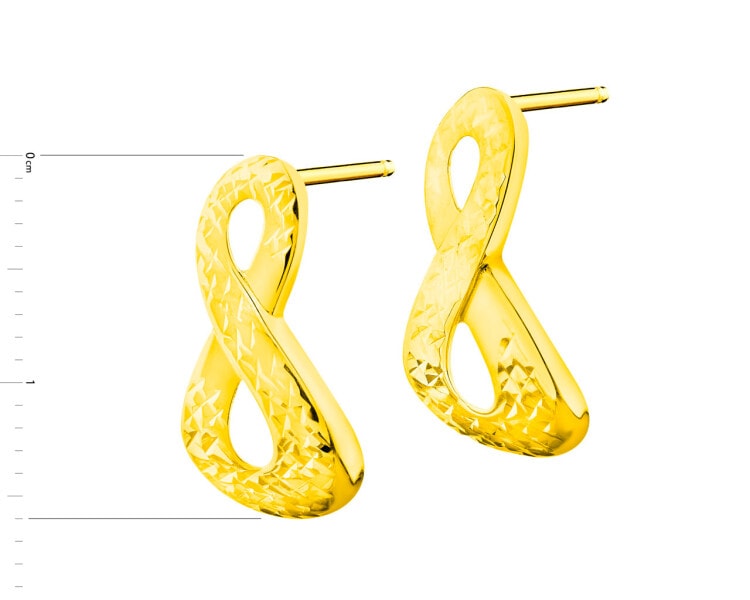 8 K Yellow Gold Earrings