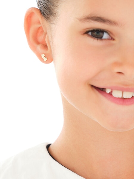 8 K Yellow Gold Earrings