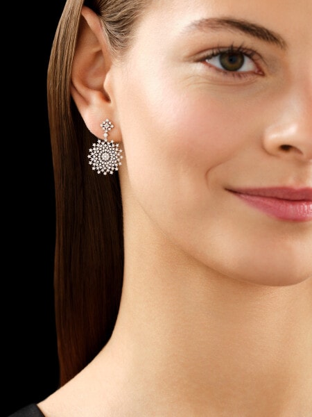 Náušnice z bílého zlata s brilianty - 1,21 ct - ryzost 585