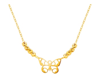 Zlatý náhrdelník, anker - motýl
