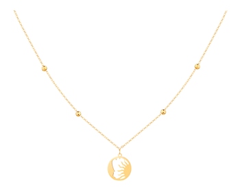 9 K Yellow Gold Necklace