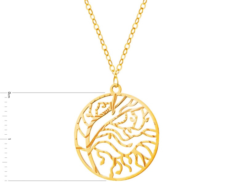 9 K Yellow Gold Necklace