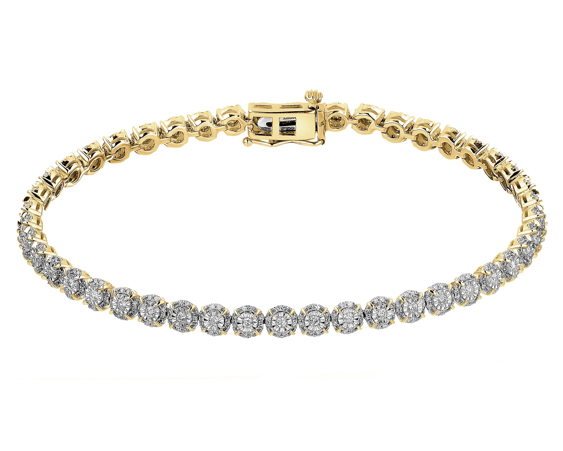 Macy's Diamond Tennis Bracelet (1 ct. t.w.) in 14k White Gold - Macy's