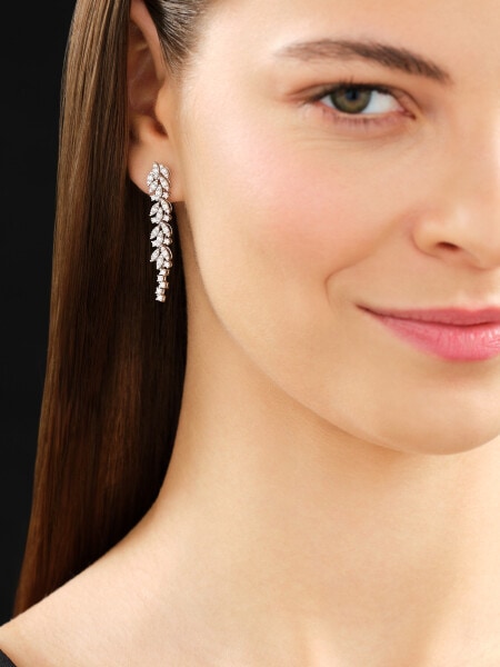 Náušnice z bílého zlata s brilianty - 1,30 ct - ryzost 750