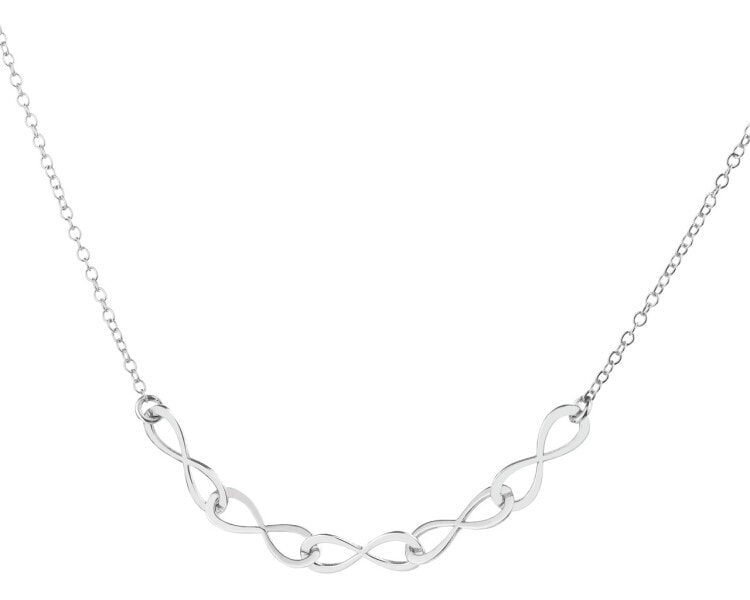 Stříbrný náhrdelník - nekonečna
