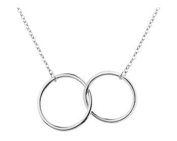 Rhodium Plated Silver Necklace