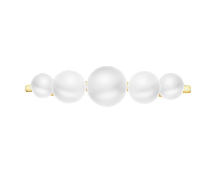 8 K Yellow Gold Ring with Pearl