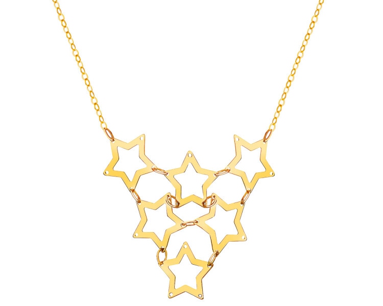 Zlatý náhrdelník, anker - hvězdy