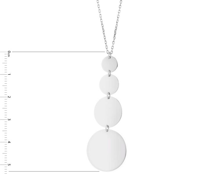 Stříbrný náhrdelník - kolečka