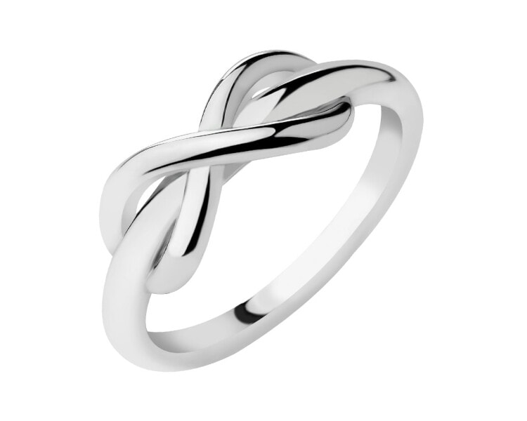Rhodium Plated Silver Ring