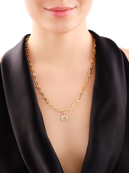 Gold-Plated Brass Necklace