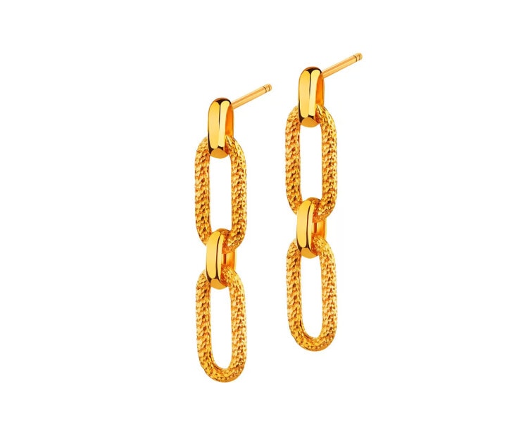 14 K Yellow Gold Dangling Earring