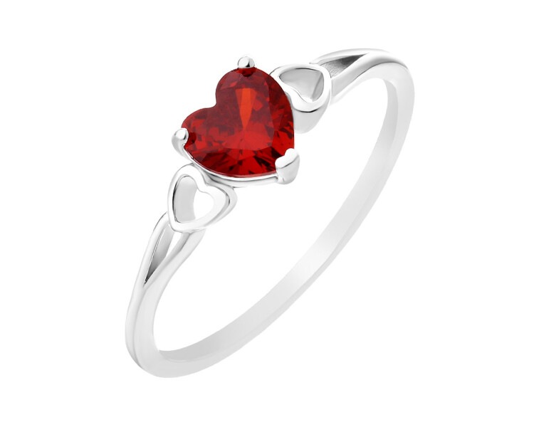 thumbnail image 2 of BENIAMINO 925 Sterling Silver Ring – 1.96ct Cubic Zirconia, Rhodium Plated, Princess Cut 2 of 5